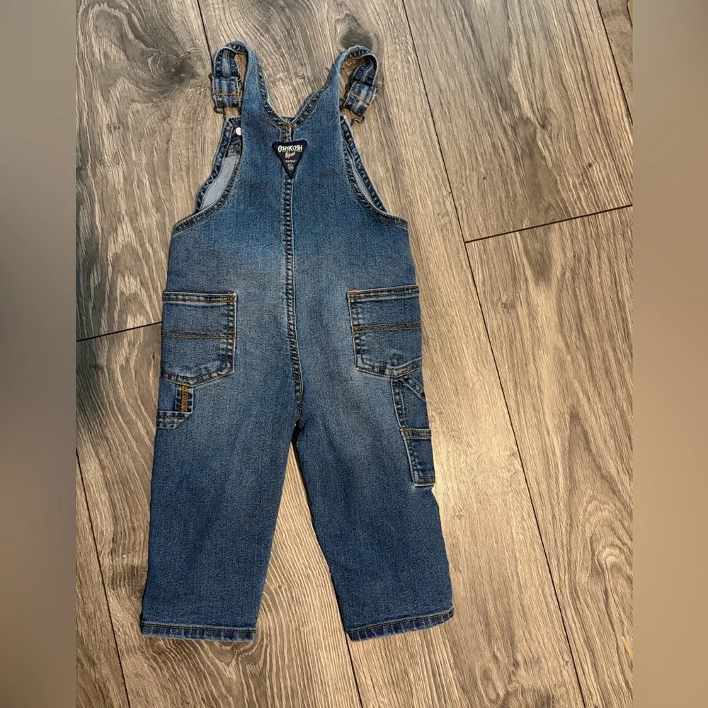 OshKosh B'gosh Dark Blue Denim Kids Overalls